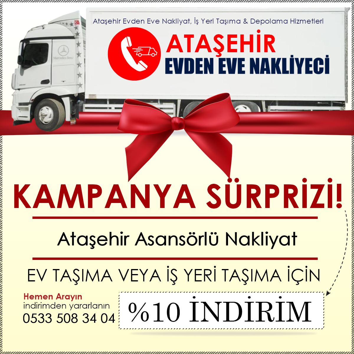 Ataşehir Asansörlü Nakliyat